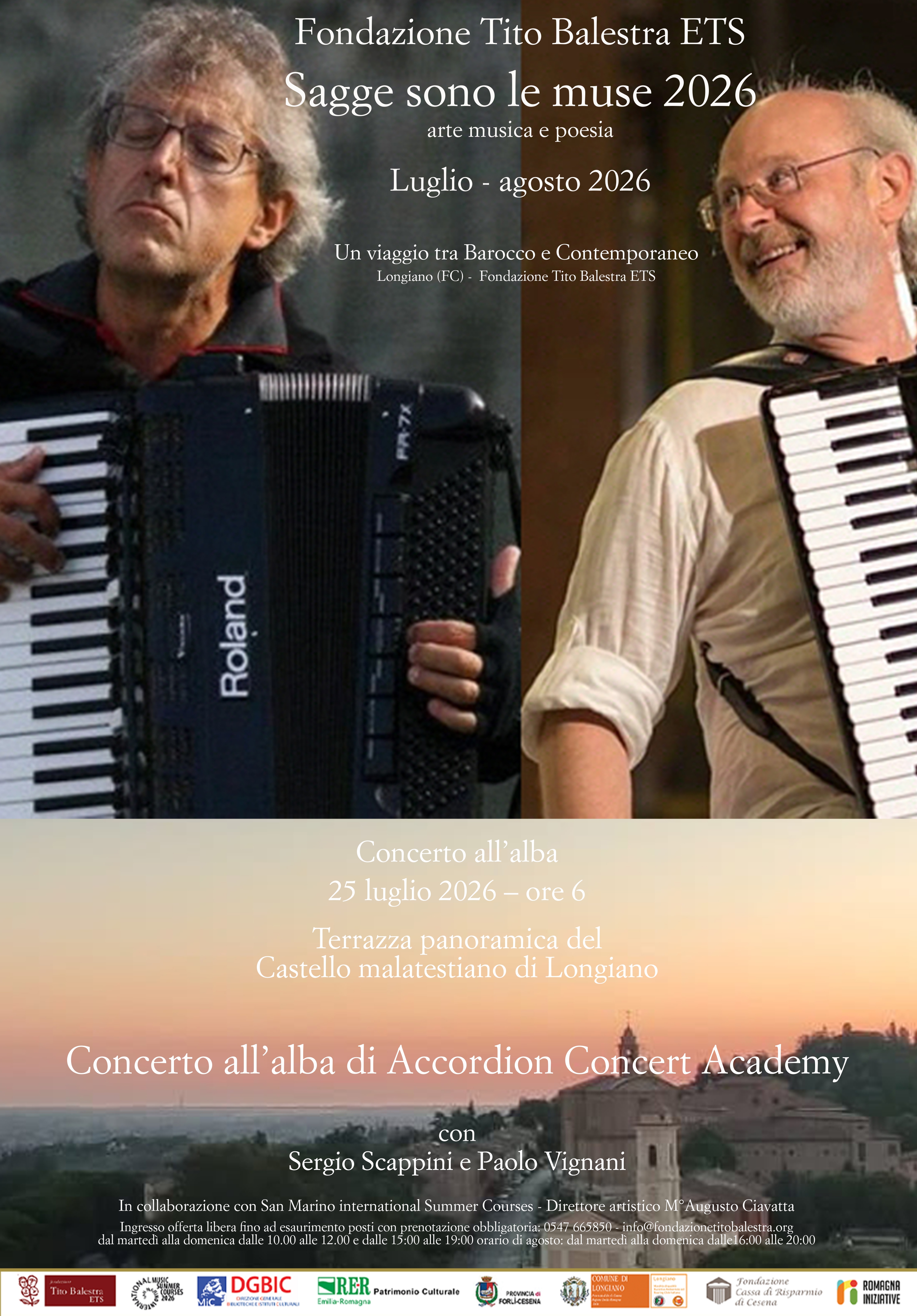  picture of the event: Concerto all'alba di Accordion Concert Academy con Sergio Scappini e Paolo Vignani